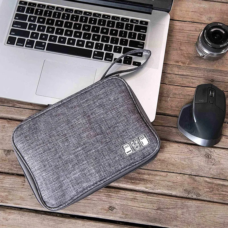 NNBILI Cable Storage Bags System Kit Case USB Charger Data phone Earphone Wire Pen Power Bank Digital Gadget Devices