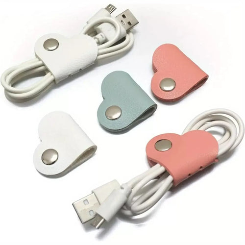 10/5/1 Pcs Charge Cable Protectors Travel Data Cord Clip Decoration Earphone Charging Cables Storage Buckle Cable Organizer
