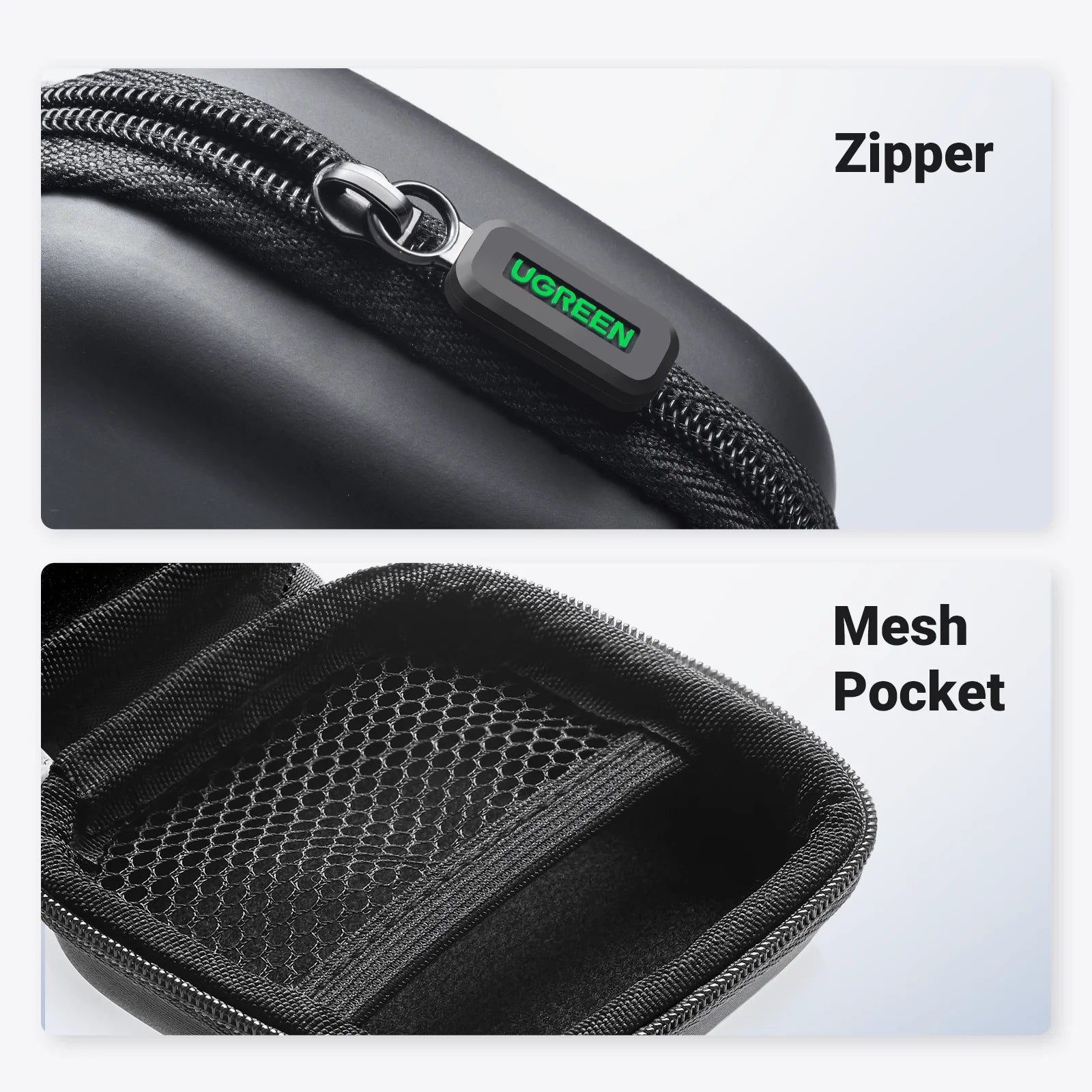 UGREEN Storage Case Bag for Airpods Charger Cable Bluetooth Headphones Funds Luxury Storage Case