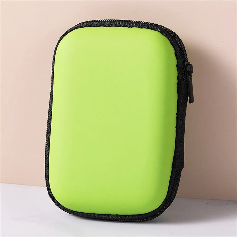 Cable Storage Bag Zipper Case Portable USB Data Cord Charger Plug Earphones Sundries Storage Bag Travel Cable Organizer Storage