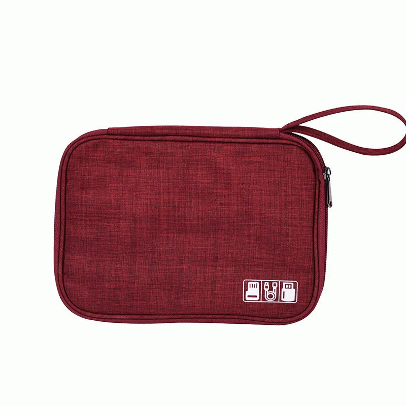 Portable Cable Storage Bag Electronics Cord Organizer Travel Case Multifunctional Digital Accessories Pouch Cable Organizer Bag