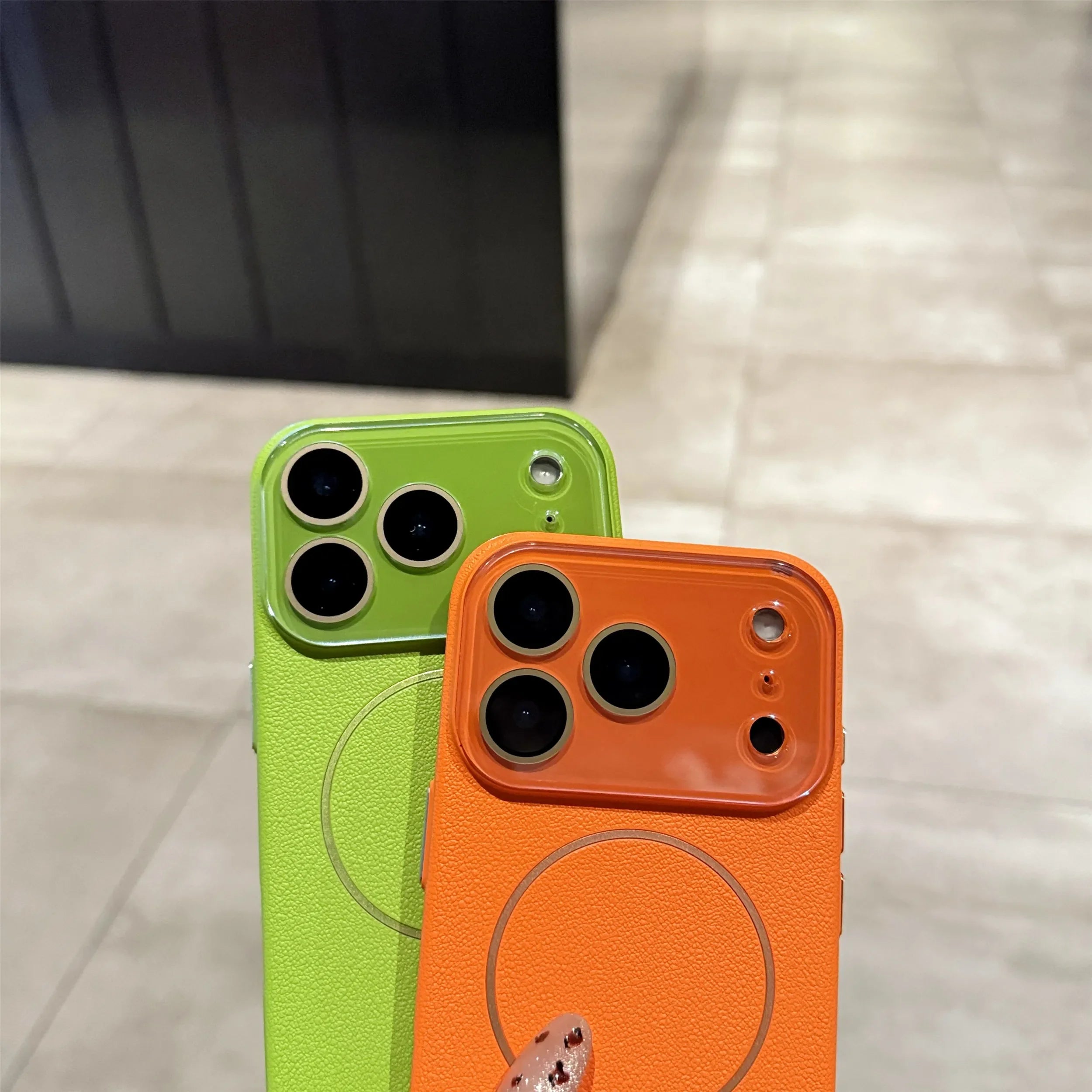 Luxury Magnetic Leather Phone Case For iPhone 17 16 15 14 13 12 11 Pro Max Plus Wireless Charging 17 Pro Camera Protection Cover