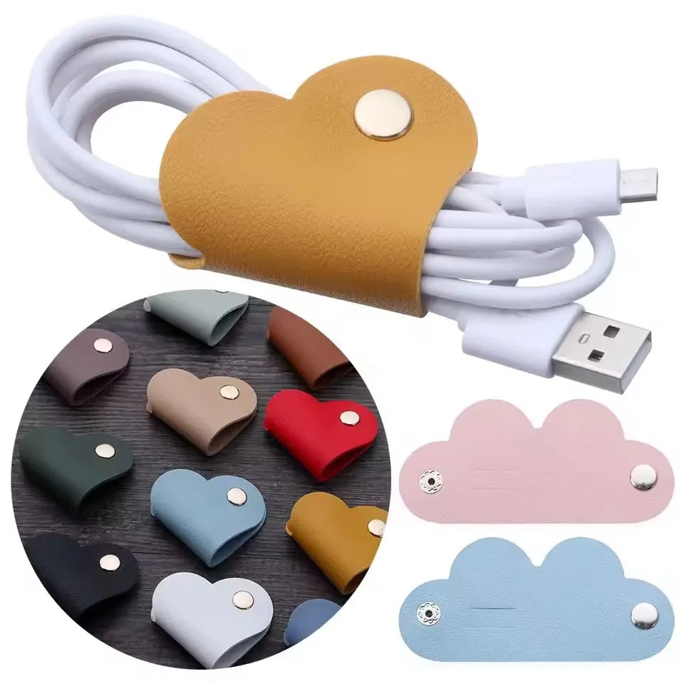 10/5/1 Pcs Charge Cable Protectors Travel Data Cord Clip Decoration Earphone Charging Cables Storage Buckle Cable Organizer