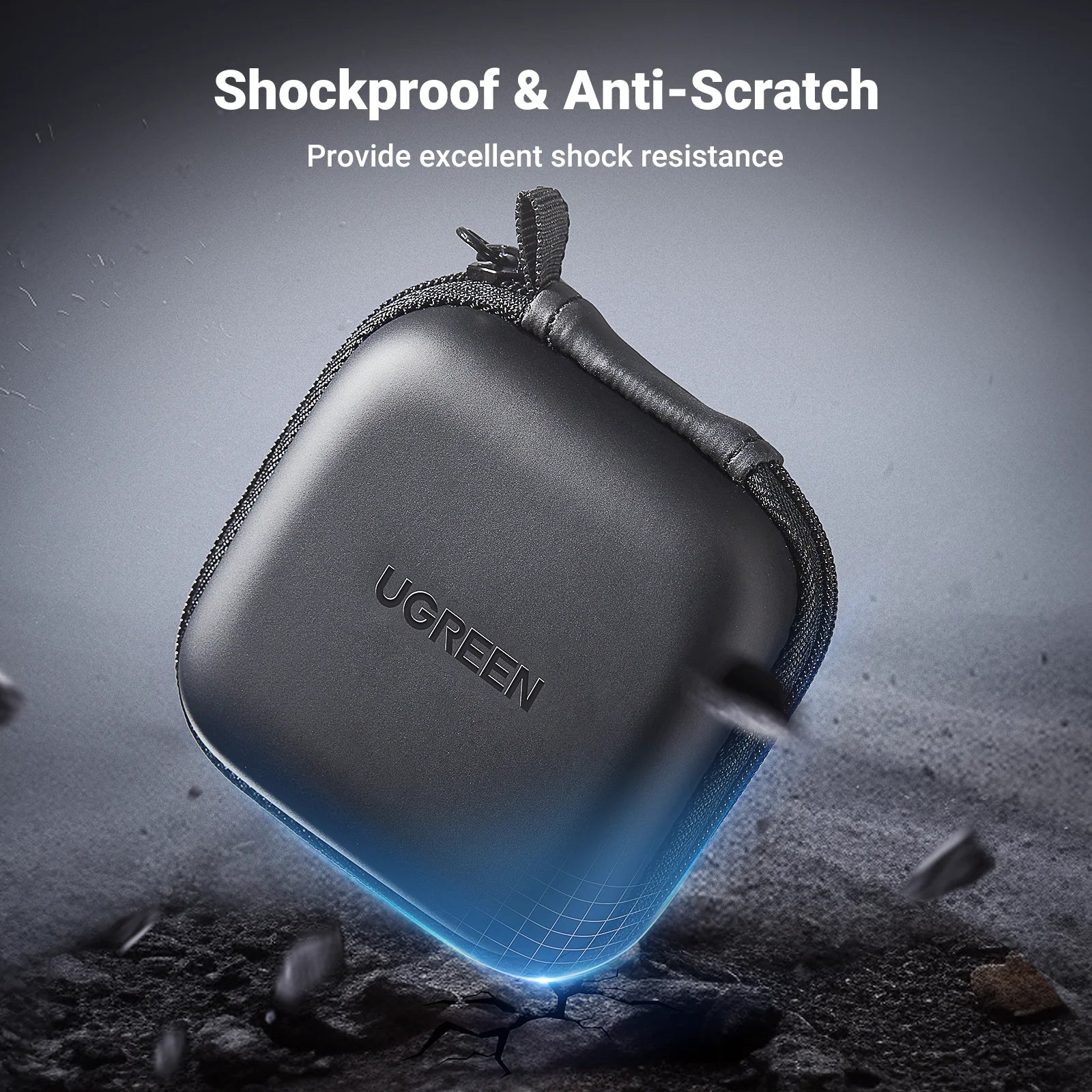 UGREEN Storage Case Bag for Airpods Charger Cable Bluetooth Headphones Funds Luxury Storage Case