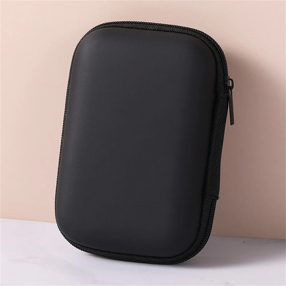 Cable Storage Bag Zipper Case Portable USB Data Cord Charger Plug Earphones Sundries Storage Bag Travel Cable Organizer Storage