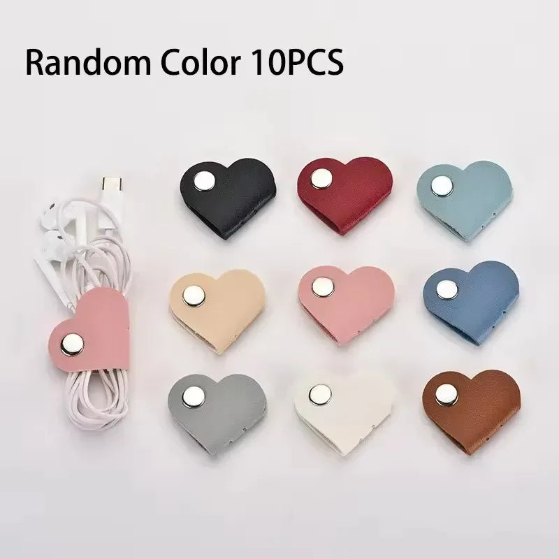 10/5/1 Pcs Charge Cable Protectors Travel Data Cord Clip Decoration Earphone Charging Cables Storage Buckle Cable Organizer